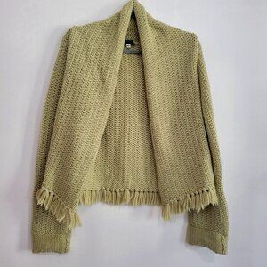 100% wool open cardigan women size XS